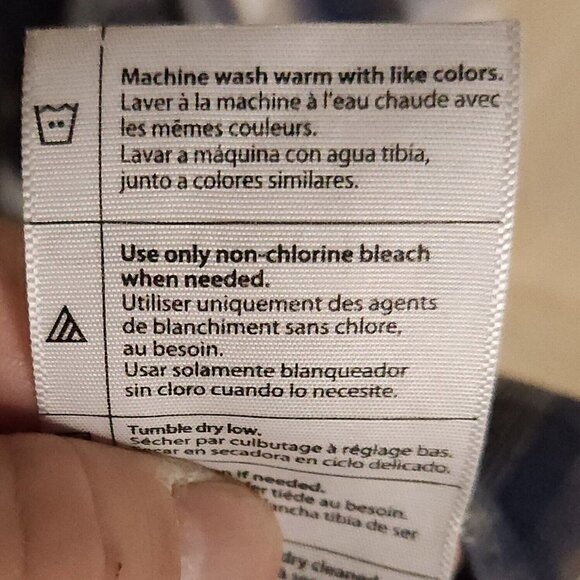 Carhartt Mens Relaxed Fit Blue Cream Short Sleeve Button Down 2XL - Picture 6 of 6